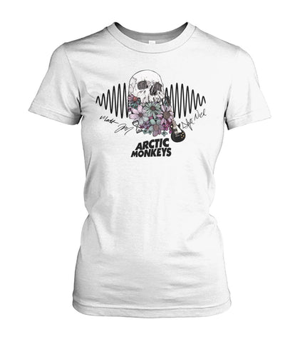 Arctic Monkeys Skull For Fans Ladies Tee