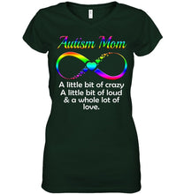 Load image into Gallery viewer, Autism Mom - A Whole Lot Of Love Ladies V-Neck