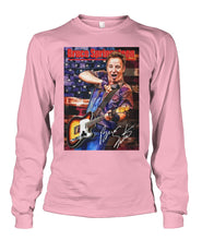 Load image into Gallery viewer, Bruce Springteen Gift For Guitar Fans Black T-Shirt Unisex Long Sleeve