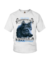 Load image into Gallery viewer, Wolf Lovers Trending Quote Tee Youth Tee