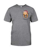 Load image into Gallery viewer, Pocket Slothmas Christmas Gift Funny T-Shirt Unisex Long Sleeve