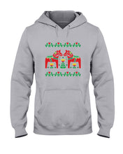 Load image into Gallery viewer, Swedish Dala Horse Gift White T-Shirt Hoodie