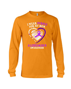 Alzheimer Awareness Daughter For Mom T-Shirt Unisex Long Sleeve