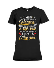 Load image into Gallery viewer, Climb Up To Heaven My Husbabd Ladies Tee
