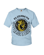 Load image into Gallery viewer, Elizabeth The Soul Of A Mermaid Horoscope T-Shirt Youth Tee