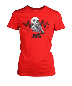 Arctic Monkeys Skull For Fans Ladies Tee