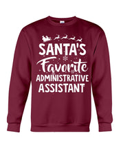 Load image into Gallery viewer, Santa Favorite Assistant Funny Christmas Gift Shirt Sweatshirt