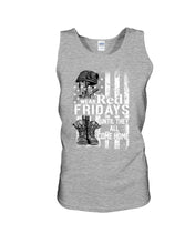 Load image into Gallery viewer, We Are Red Fridays Veteran Shirt Unisex Tank Top