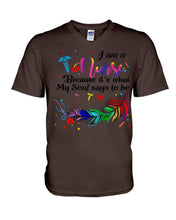 Load image into Gallery viewer, I Am A Nurse Gift For Nurses T-Shirt Guys V-Neck
