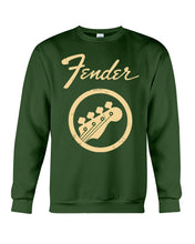 Load image into Gallery viewer, Guitar Lovers Fender Black T-Shirt Sweatshirt