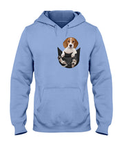 Load image into Gallery viewer, Beagle In The Pocket Funny T-Shirt Hoodie