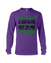 Load image into Gallery viewer, That Kid Is My World Great Gift For Children Family Unisex Long Sleeve