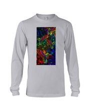 Load image into Gallery viewer, Hummingbird Cosmic Light Color Black T-Shirt Unisex Long Sleeve