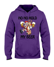 Load image into Gallery viewer, Santa Claus Funny Hold My Bear Christmas Gift For Friends Hoodie