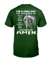 Load image into Gallery viewer, June Guy Amen Birthday Gift For Christian Guys Tee