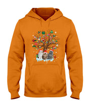 Load image into Gallery viewer, Christmas Tree Cat Lovers Cute Funny T-Shirt Hoodie