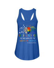 Load image into Gallery viewer, Science Stephen Hawking Quote Ladies Flowy Tank