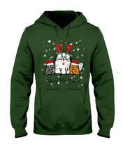 Load image into Gallery viewer, Merry Fluffmas Cute Cats Gift For Cat Lovers Hoodie