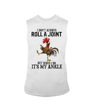 Load image into Gallery viewer, Chicken Roll A Joint Funny Quote T-Shirt For Friends Family Unisex Long Sleeve