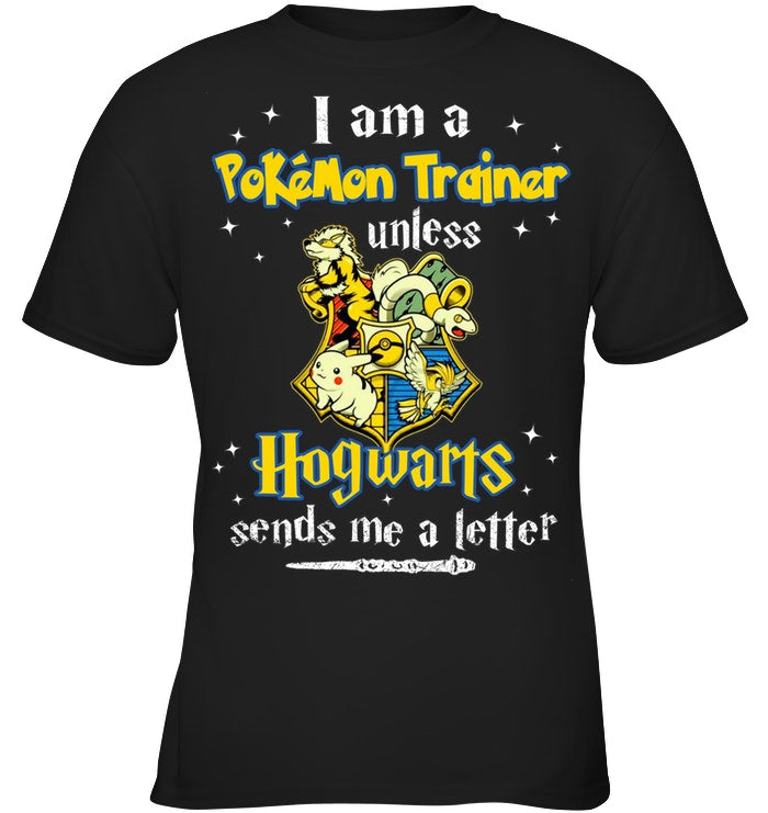 Pokemon Trainer Harry Potter Fans T-Shirt Youth Tee
