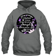 Load image into Gallery viewer, To My Husband In Heaven Gift For Widow Hoodie