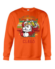 Load image into Gallery viewer, Santa Claus Beer Gift For Christmas Black T-Shirt Sweatshirt