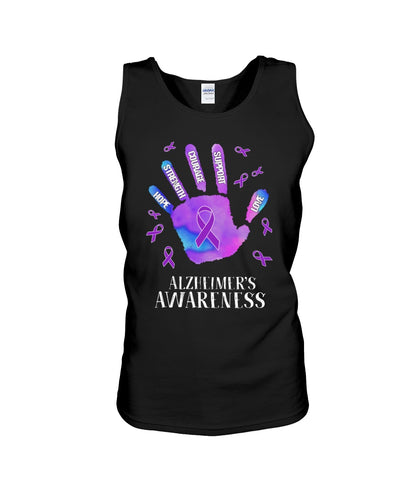 Alzheimers Awareness T-Shirt Unisex Tank Top