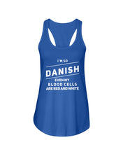 Load image into Gallery viewer, Danish Blood Denmark Lovers Ladies Flowy Tank