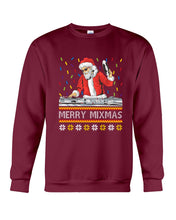 Load image into Gallery viewer, Merry Mixmas - Santa Claus Dj Funny Christmas Gift Sweatshirt