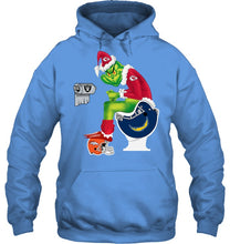 Load image into Gallery viewer, Funny Grinch Kansas Chief Christmas Gift Tee Hoodie