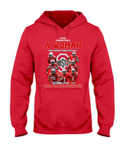 Load image into Gallery viewer, Woman Loves Ohio States Buckeyes American Football Ncaa 2019 T-Shirt Hoodie