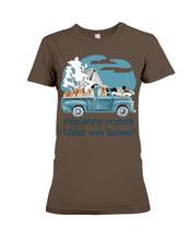 Load image into Gallery viewer, Country Road Golden Retriever Ladies Tee