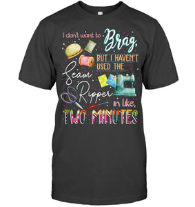 Brag Sean Ripper In Two Minutes Funny T-Shirt Guys Tee