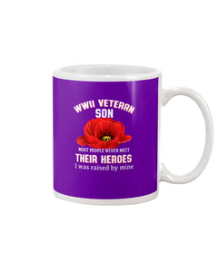 Wwii Veteran Son Gift For Veterab Mom Mug