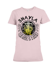 Load image into Gallery viewer, Shayla The Sould Of A Mermaid Horoscope T-Shirt Ladies Tee