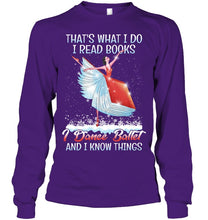 Load image into Gallery viewer, Girl Loves Reading Book And Dance Ballet Gift For Girls T-Shirt Unisex Long Sleeve