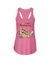 Load image into Gallery viewer, Snoopy Happy Thanksgiving T-Shirt Ladies Flowy Tank