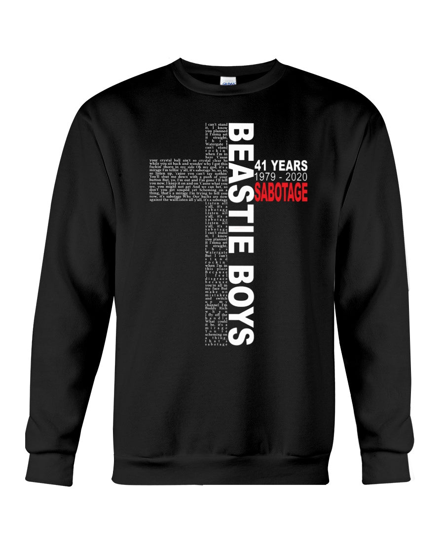 41 Years Sabotage Beastie Boys Black T-Shirt Sweatshirt