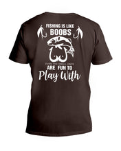 Load image into Gallery viewer, Funny Quote For Fishing Lovers T-Shirt Guys V-Neck