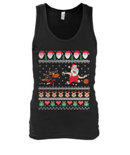 Load image into Gallery viewer, Christmas Santa Reindeer Play Basketball Ugly Sweater Shirt Unisex Tank Top