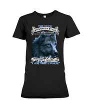 Load image into Gallery viewer, Wolf Lovers Trending Quote Tee Ladies Tee