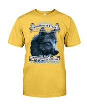 Load image into Gallery viewer, Wolf Lovers Trending Quote Tee Guys Tee