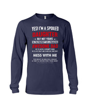 Load image into Gallery viewer, Gift For Spoiled Daughter Funny Quote Unisex Long Sleeve