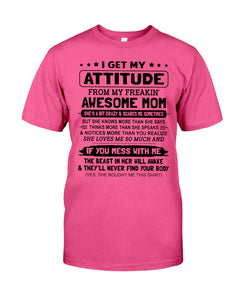 Awesome Mom Gift For Lovely Mom Mama Mother T-Shirt Guys Tee