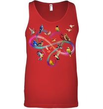 Load image into Gallery viewer, Bird Colorful Infinity Sign Unisex Tank Top