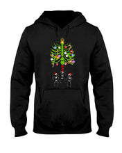 Load image into Gallery viewer, Merry Christmas Funny Dancing Skeleton Hoodie