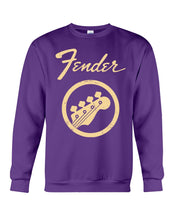 Load image into Gallery viewer, Guitar Lovers Fender Black T-Shirt Sweatshirt