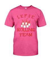 Load image into Gallery viewer, Lefse Rolling Team Cute Tee Guys Tee