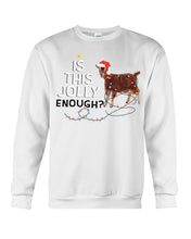 Load image into Gallery viewer, Jolly Cat Christmas Gift For Cat Lovers Sweatshirt