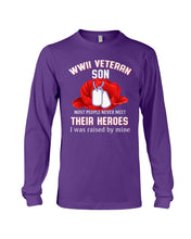 Load image into Gallery viewer, Wwii Veteran Gift For Veteran Dad Quote T-Shirt Unisex Long Sleeve